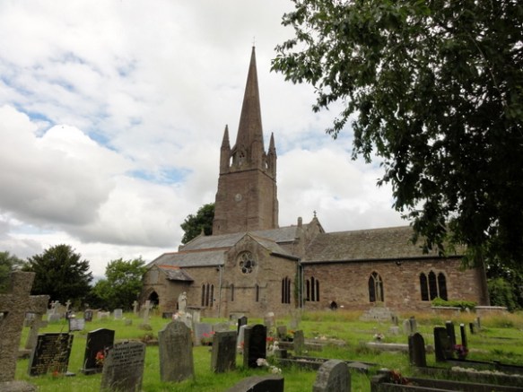 Church of St. Peter and St. Paul, Weobley, Hertforshire. Agnes is buried with her 3rd husband. Her first husband, Sir Walter Devereux, has his own tomb and effigy.