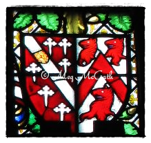 Coat of arms of Sir Thomas Howard, Earl of Surrey and his wife Elizabeth Tilney.