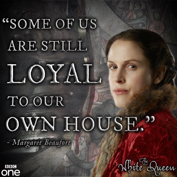 Lady Margaret Beaufort portrayed by Amanda Hale.