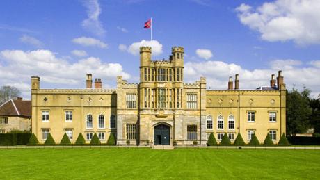 The Tudor gate at Coughton Court, Warwickshire, England. Commissioned by Sir George.