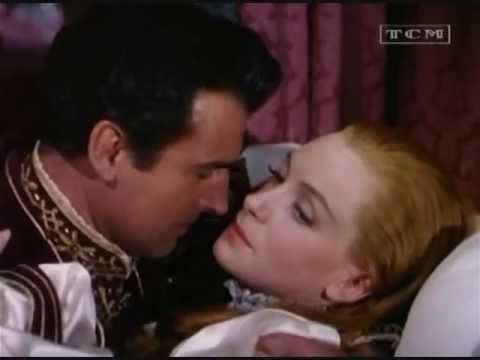 Death scene of Queen Katherine played by Deborah Kerr and Stewart Granger as Thomas Seymour in "Young Bess." Kerr had a strong resemblance to the real Queen Katherine.