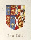 Queen Anne's arms as Queen of England.
