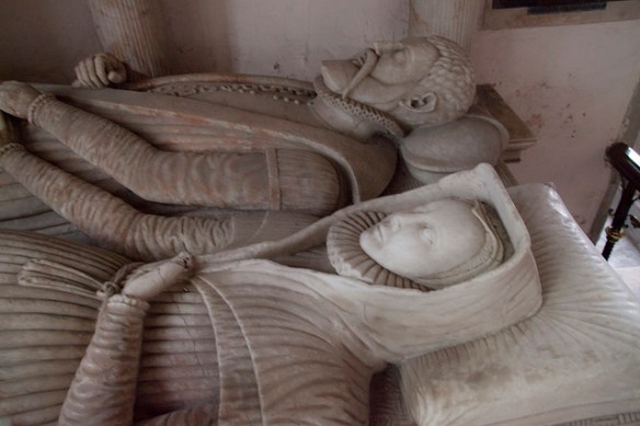 Tomb of John and Margery Throckmorton, Coughton Court, Warwickshire, England.