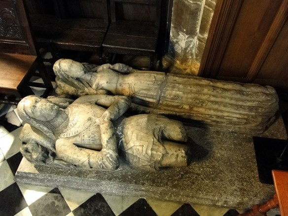 Effigy of the Earl of Derby and Lady Stanley [Lady Eleanor Neville].