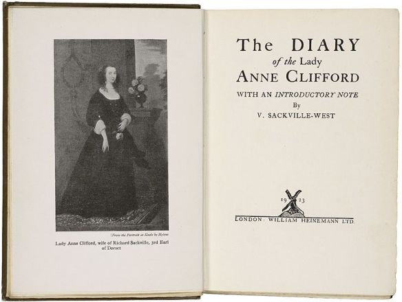 796px-1923_diary_of_lady_anne_clifford